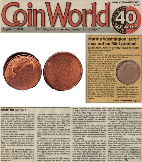 Coin World Article