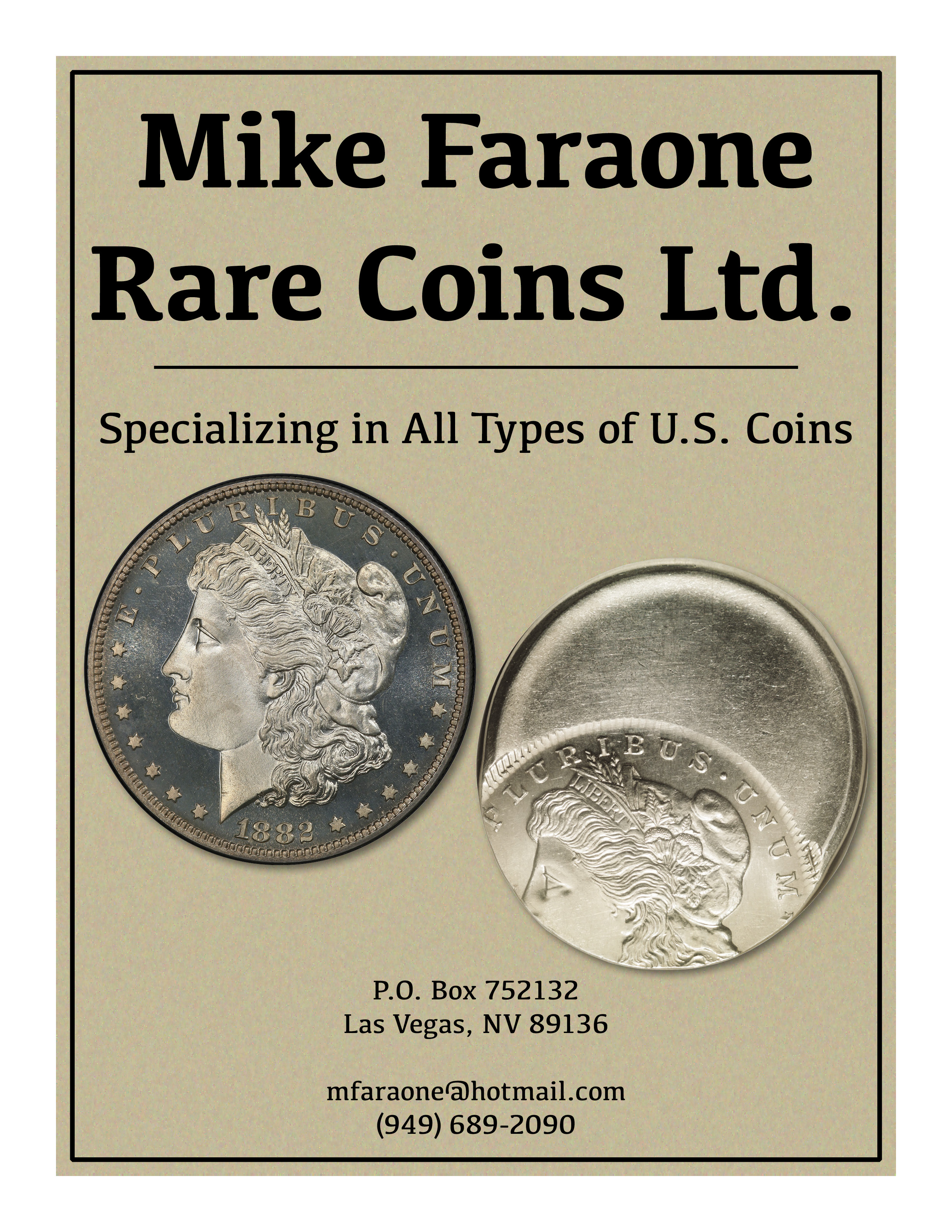 Mike Faraone Rare Coins Ltd.