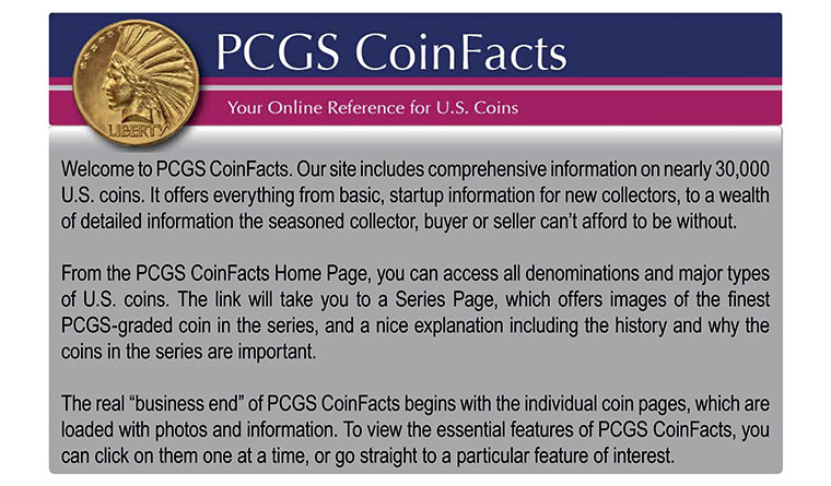 PCGS CoinFacts