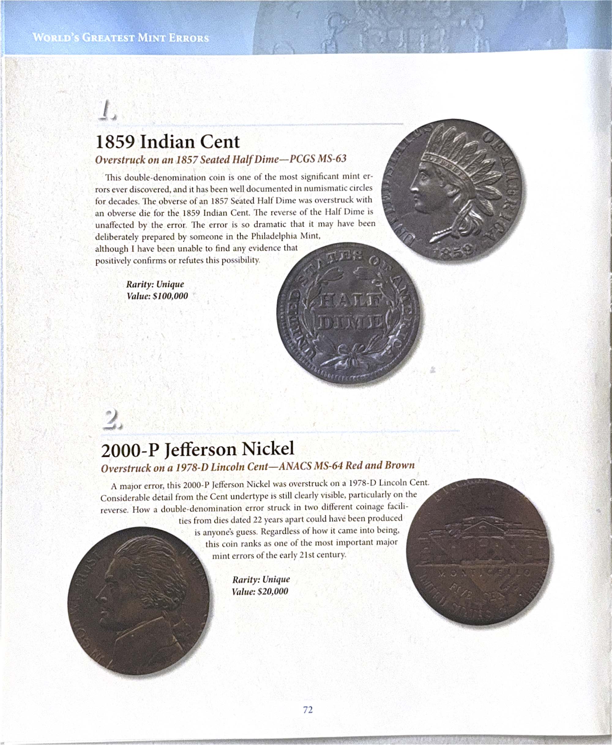 World's Greatest Mint Errors