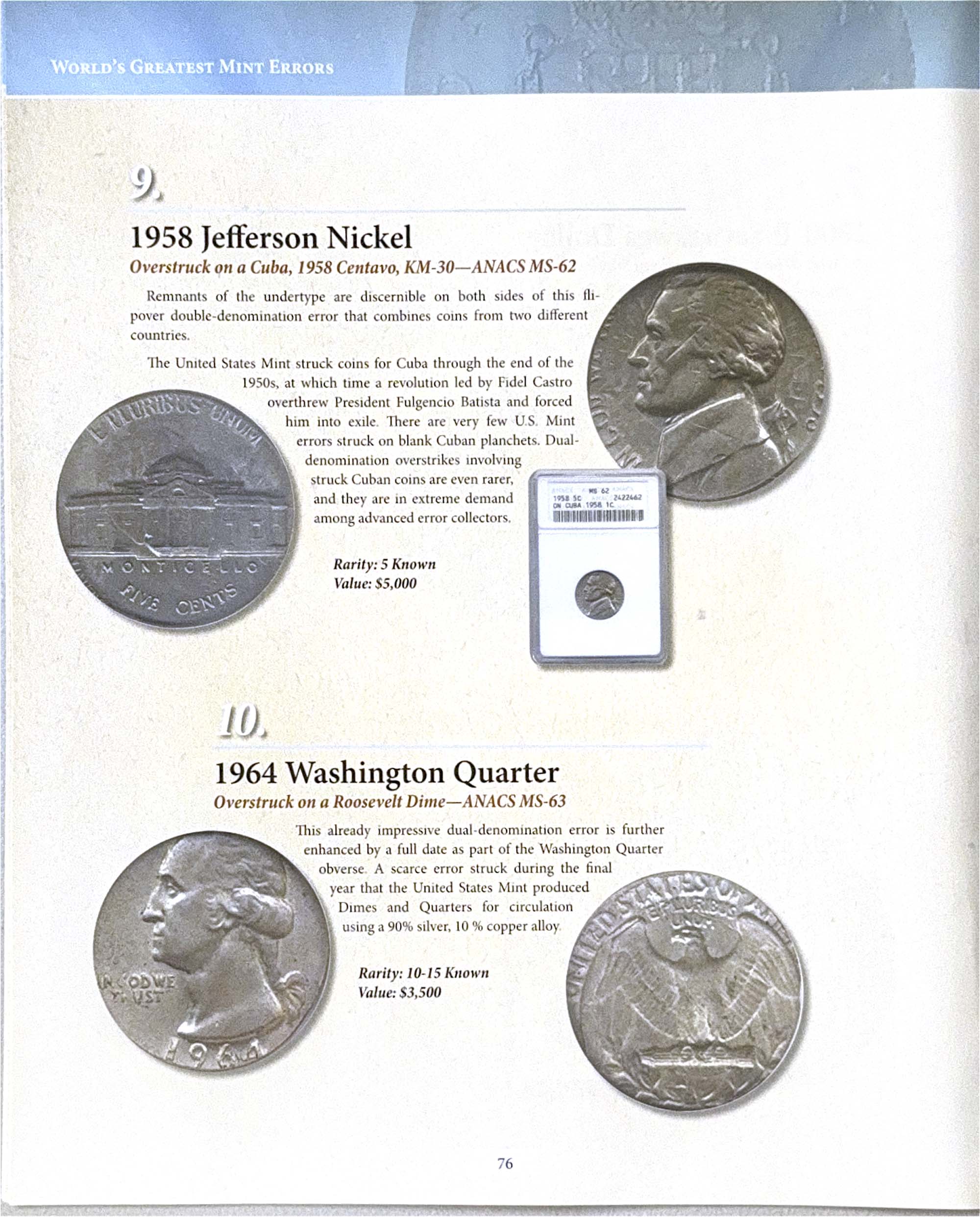 World's Greatest Mint Errors