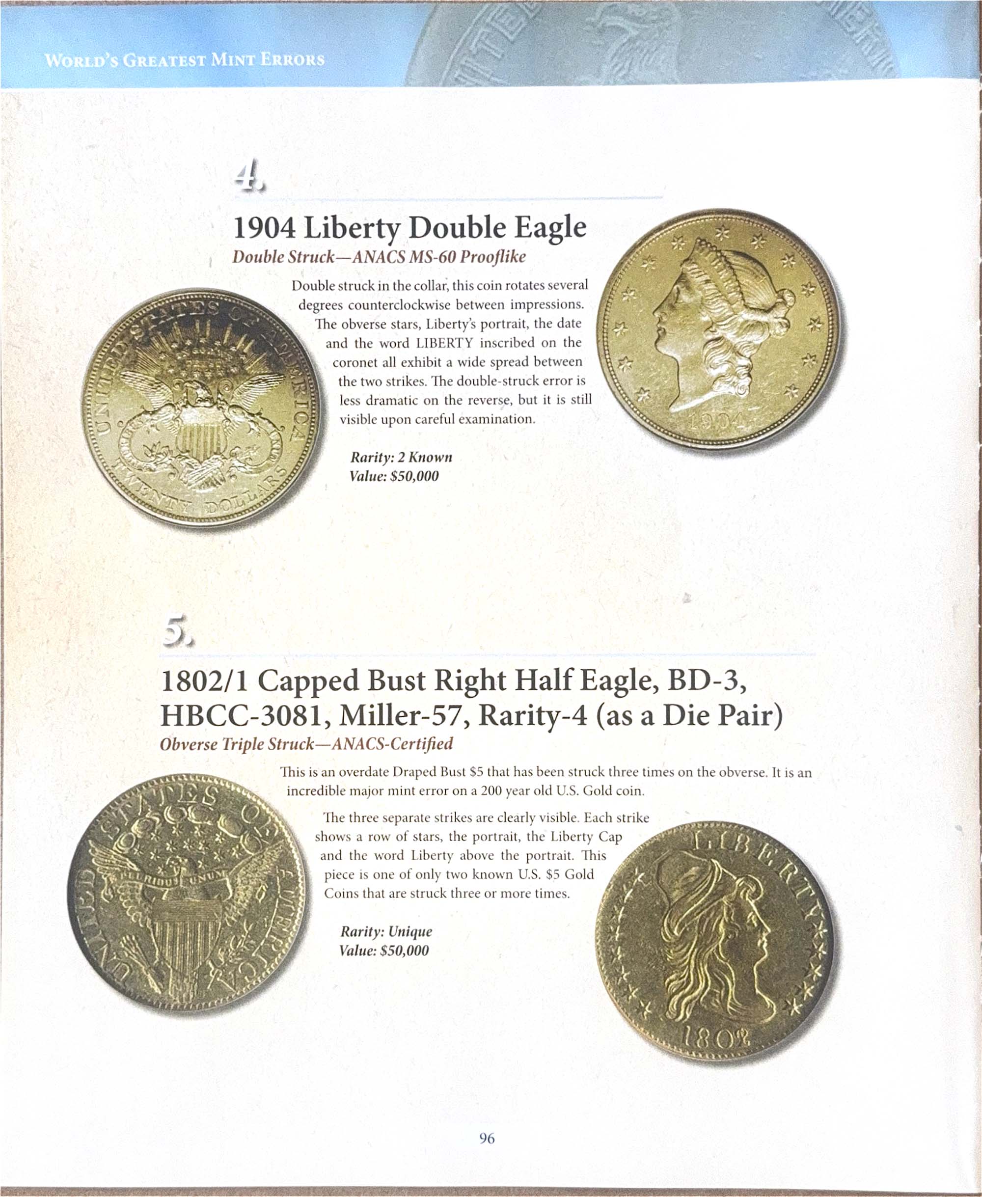 World's Greatest Mint Errors